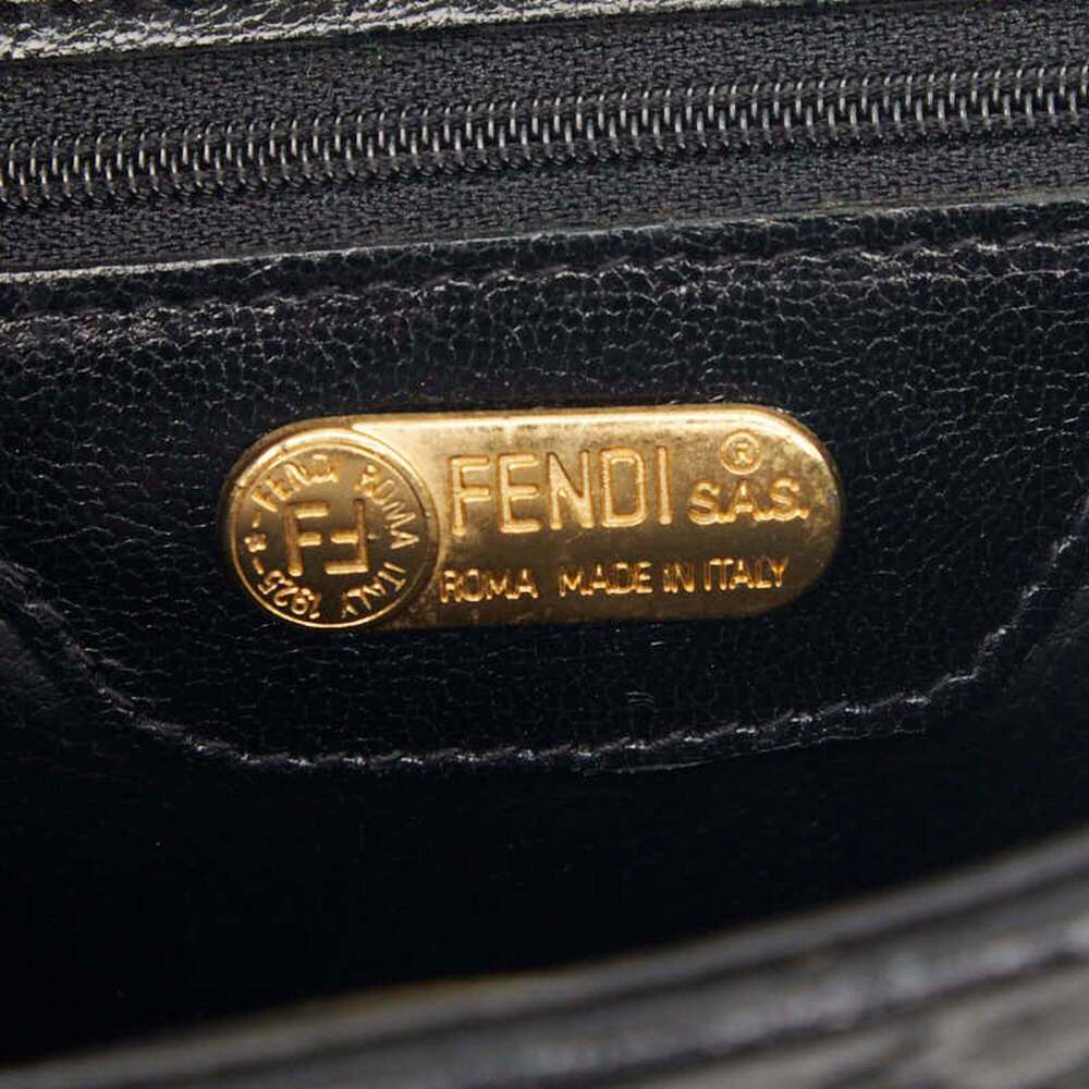 FENDI Black Leather Shoulder Bag - Picture 12 of 12